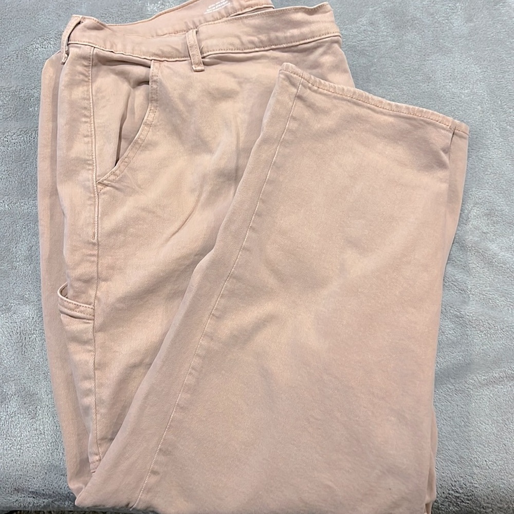 Old Navy, sz 30, utility pocket on right thigh, pinkish jeans, never worn